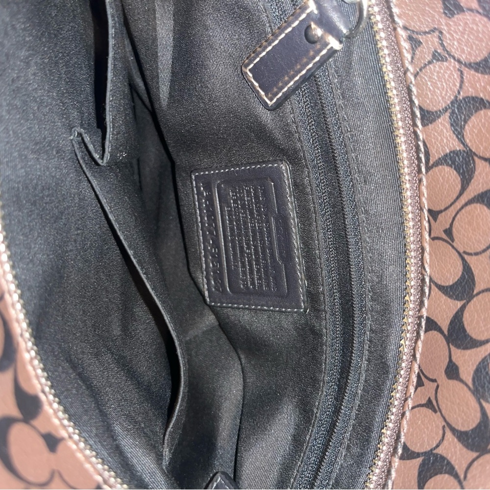 Coach Black and Brown Shoulder Bag - Picture 5 of 5